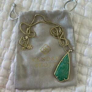 Kendra Scott pendant necklace turquoise Amazonite Great Condition